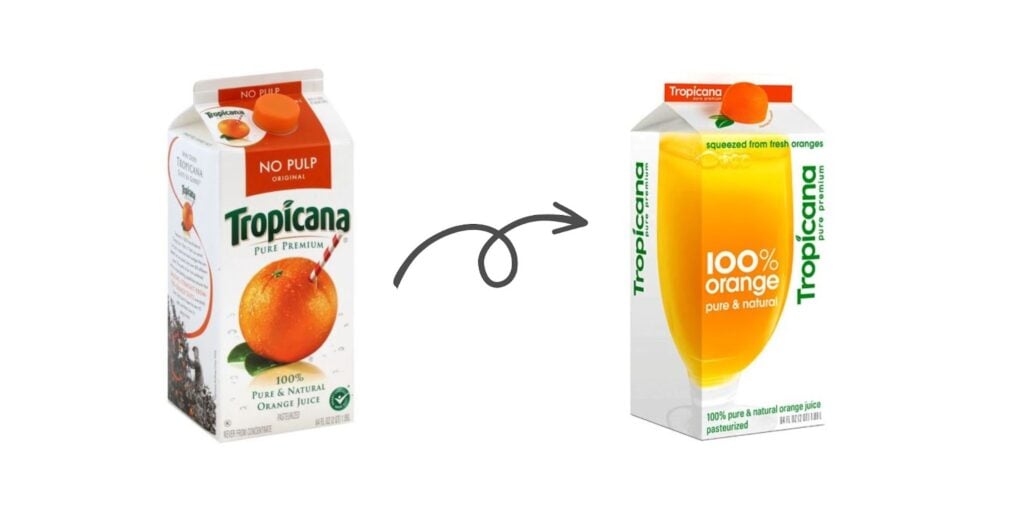 tropicana packaging disaster example